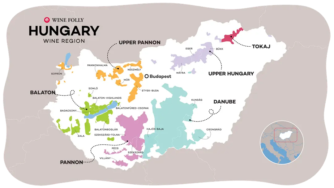 Hongaarse wijngebieden